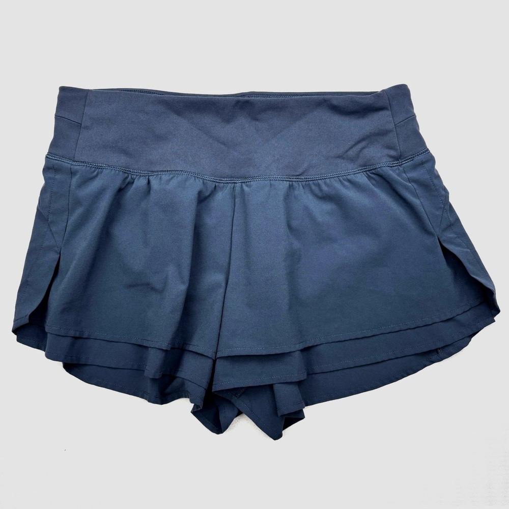 CALIA by Carrie Underwood Womens Medium Navy Blue Flowy Flutter Shorts Size M